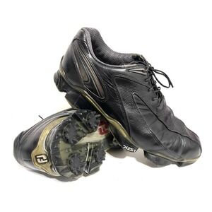 FootJoy XPS-1 Men's Black Leather Performance Golf Shoes 56031 Size 10 M